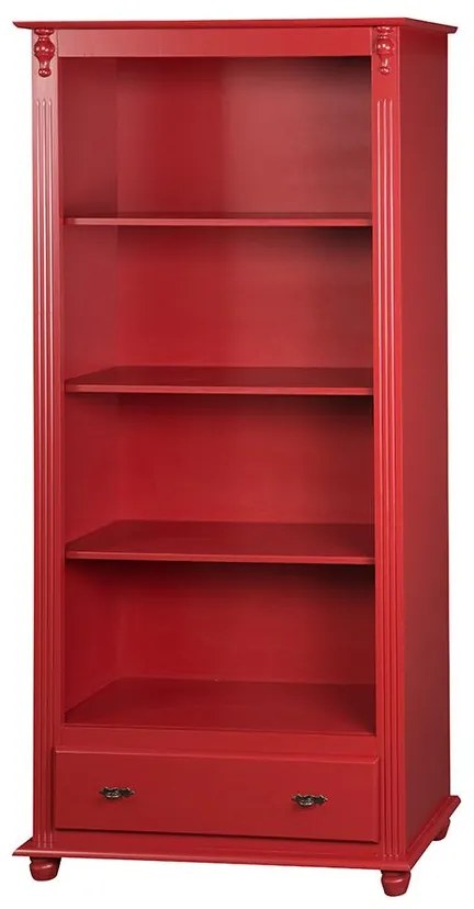 Estante 3 Prateleiras com Gaveta - Wood Prime MY 907429
