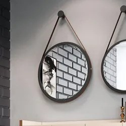 Aparador Para Sala Rebeca Com Espelho Adnet 67cm C05 White/Freijó - Mp
