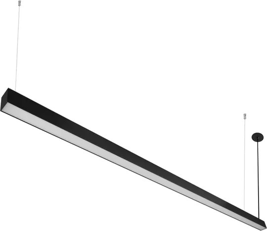 Pendente Led Aluminio Preto 53,4W 4000K New Fit40