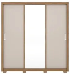 Guarda Roupa 3 Portas 2 Gavetas Com Pés Quadrado Residence D02 Amendol