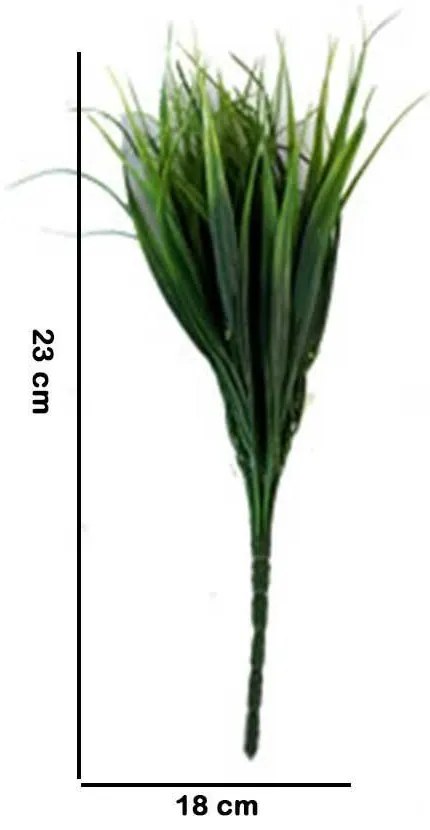Folhagem Artificial Grass Verde 23 cm - D'Rossi