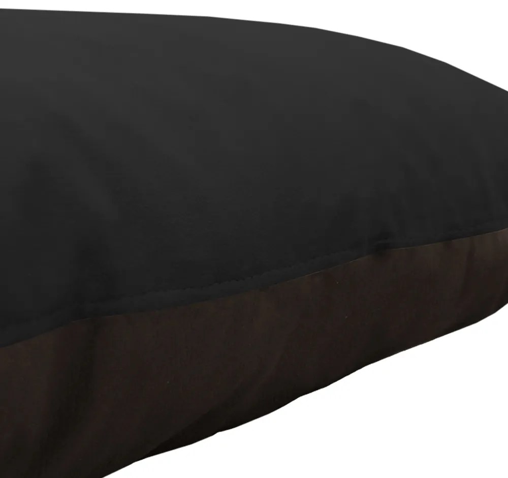 Almofada Cama Pet Mila Veludo Cores - Preto