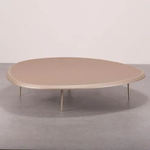 Mesa Centro Nature Baixa Recouro Fendi Base Champagne - 78207 Sun House