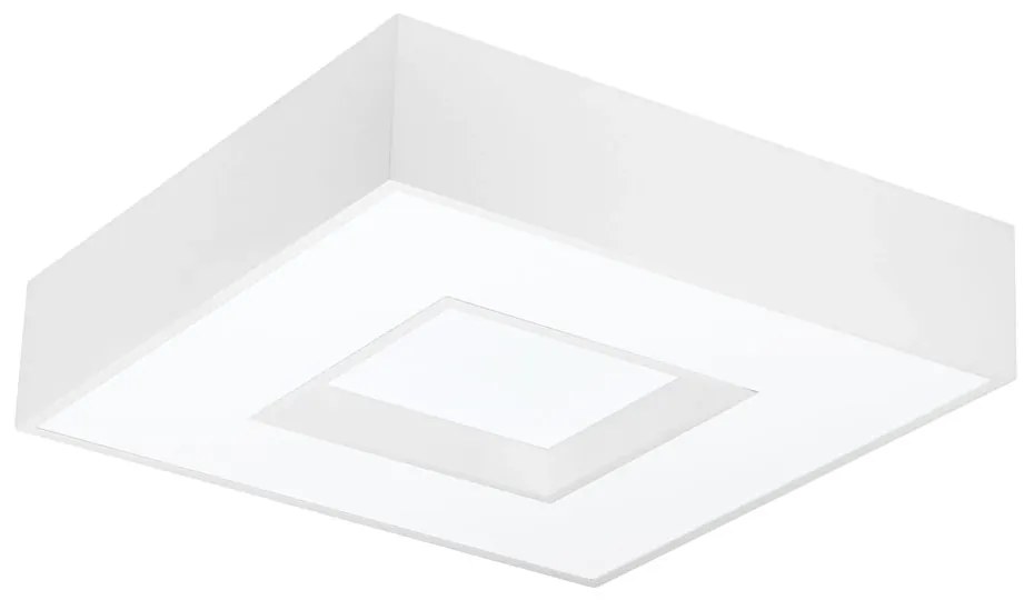 Plafon De Sobrepor Quadrado Cherry 4L E27 38X38X12Cm | Usina 4540/38 (FN-F - Fendi Fosco)
