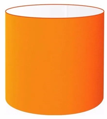 Cúpula Abajur Cilíndrica Cp-8005 Ø18x18cm Laranja