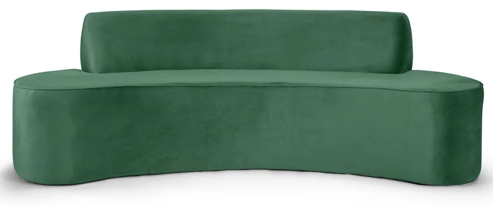 Sofá 4 Lugares Porto D07 230cm para Sala Living Veludo Esmeralda - D'Rossi