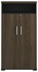 Conjunto Escritório Home Office 5 Peças Corp A06 Charuto/Preto - Mpoze