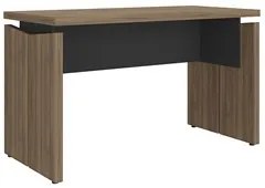 Mesa Para Escritório Home Office 125cm Corp A06 Nogal/Preto - Mpozena