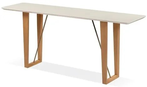 Aparador Sara Tampo Off White Base Amendoa Aco Dourado 180cm - 68622 Sun House