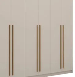 Guarda Roupa Casal 6 Portas 3 Gavetas 233cm Dubai Fendi - Vila Ri