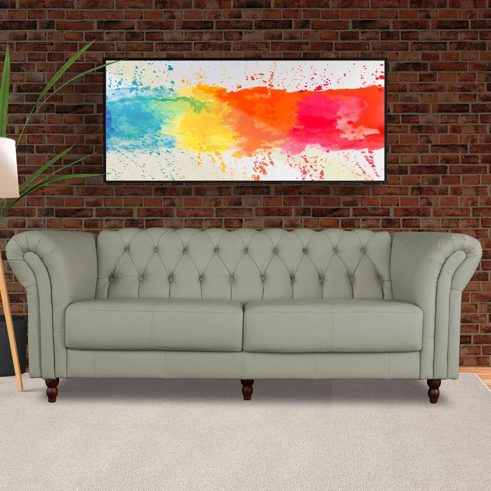 Sofá 2 Lugares Maggiore 180cm Couro Fendi G58 - Gran Belo
