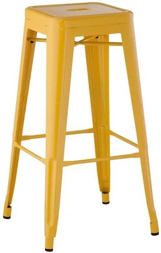 Banqueta Iron Tolix Amarelo - 16657 Sun House