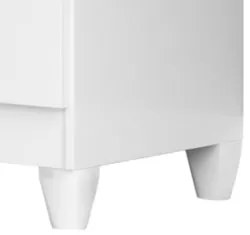 Armário Multiuso Lavanderia 55cm 2 Portas Staxx Branco Z17   - Mpozena