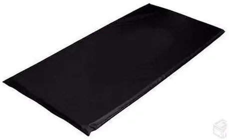 Colchonete Gin�Stica / Yoga - 90X42X2 - D33 - Orthovida (Preto)