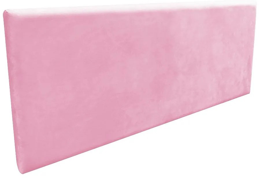 Cabeceira Painel Clean para Cama Box Casal 140 cm Suede M11- D'Rossi - Rosa Bebê