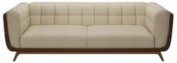 Sofá Living Decorativo 2 Lugares 180cm Bellart Z32 Boucle Bege/Sintéti