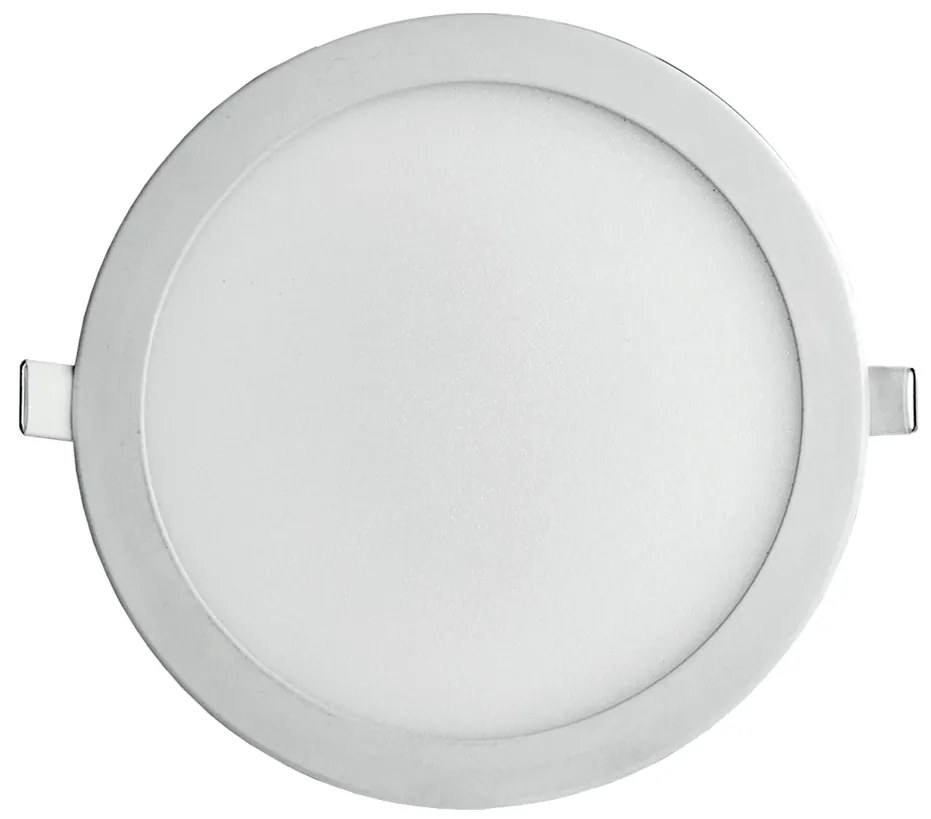 Luminária De Embutir Redondo 24W 6500K Led Bivolt Ø29X2,5Cm Downlight... (Branco)
