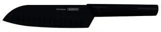 Faca Santoku Tramontina Nygma em Aço Inox e Polipropileno Preto 7"