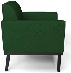 Poltrona Base Madeira Preto Kit 2 Maressa Veludo Luxo Verde - Ibiza