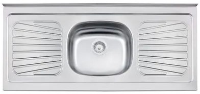 Pia de Apoio Tramontina New Raggi 40 em Aço Inox 120 x 52 cm
