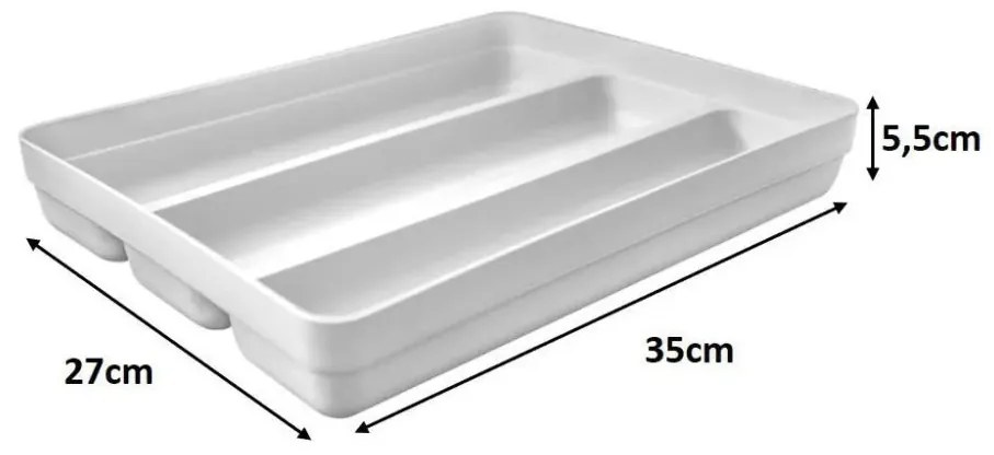 Organizador de Utensílios Logic - Branco