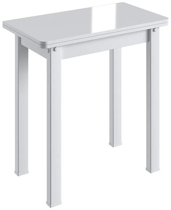 Mesa De Jantar Dobrável Multiuso Cozinha Em Mdf - Branco