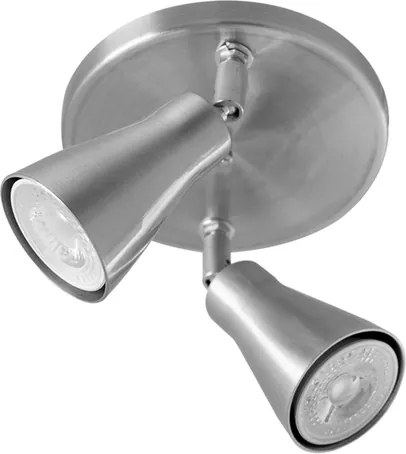 Spot Sobrepor Aluminio Escovado