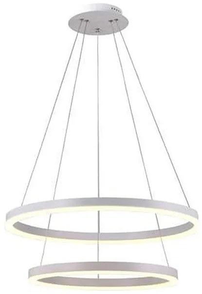 Pendente Led Metal E Aluminio 54W 3000K Danza - BRANCO