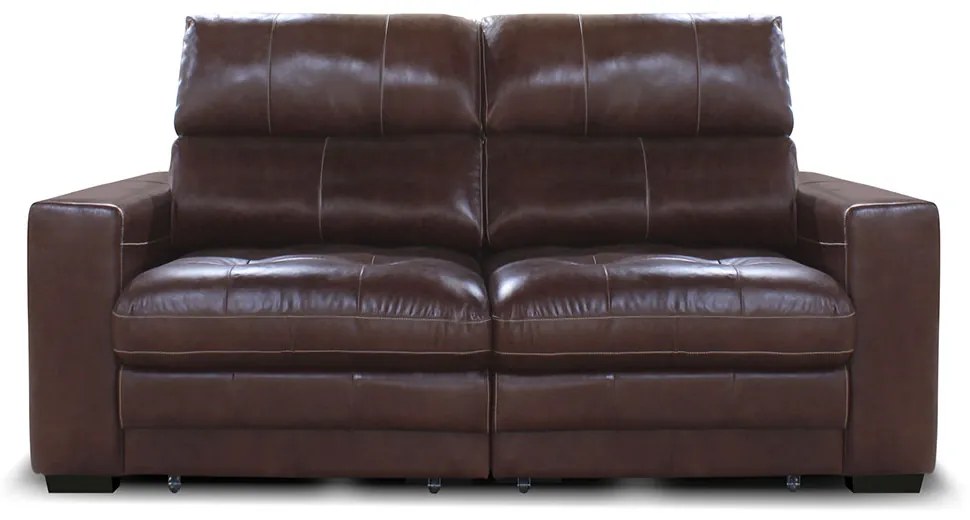 Sofá de Couro Retrátil e Reclinável Rabat - 230cm