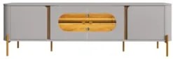 Rack Bancada Para TV 75 Pol 180cm Ricky Off/Cinamomo B02 - Mpozenat