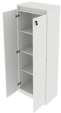 Armário Alto Para Escritório 2 Portas ME4151 Branco - Tecno Mobili