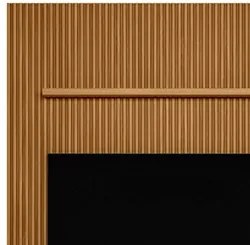 Painel Ripado para TV 75 Pol. com Bancada 180cm Prime Plus L06 Nature/