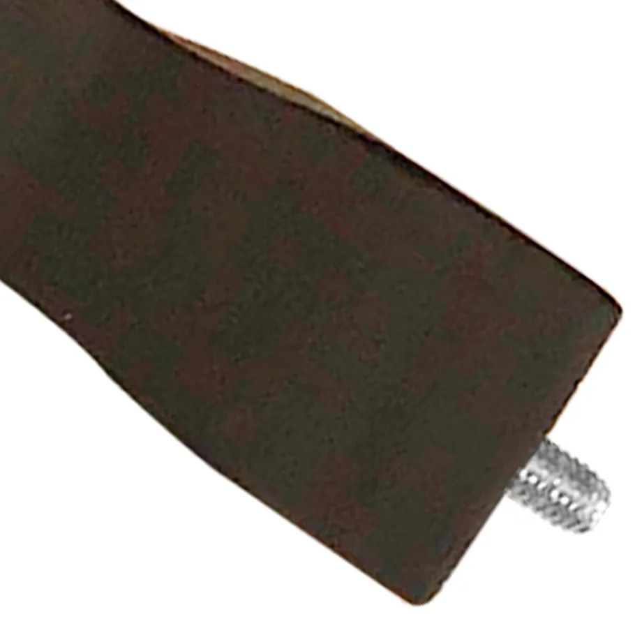 Kit 04 Pés Pardal Tabaco 10cm com Rosca Metal para Móveis D10 - D'Rossi