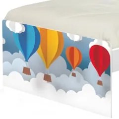 Cama Solteiro Infantil Para Colchão 188x88cm Balões K06 - Mpozenato