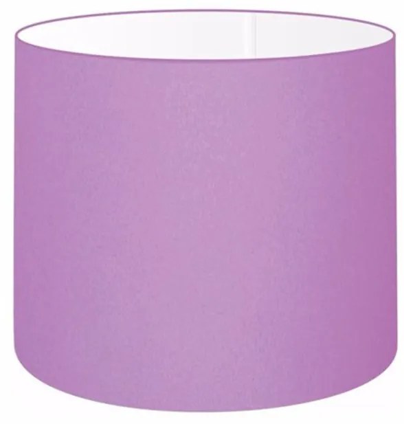 Cúpula Abajur Cilíndrica Cp-7012 Ø30x25cm Lillás