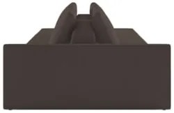 Sofá Ilha Modular com Puff para Sala Living 312cm Georgia Z08 Veludo M