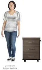 Conjunto Escritório Home Office 5 Peças Corp A06 Charuto/Preto - Mpoze