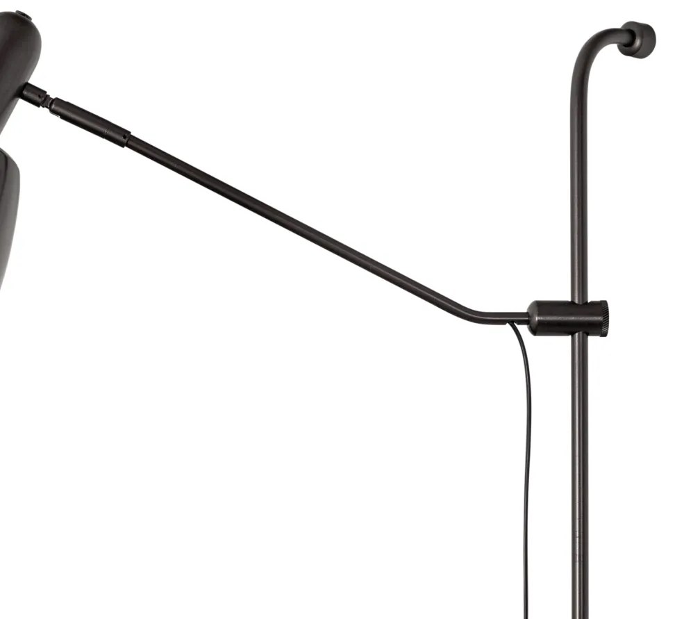 Arandela Frida Regulável 14X50,5X89,9Cm 1Xe27 Alumínio - Usina 25065/1 (CP-M - Champanhe Metálico, CP-M - Champanhe Metálico, BT - Branco Texturizado)