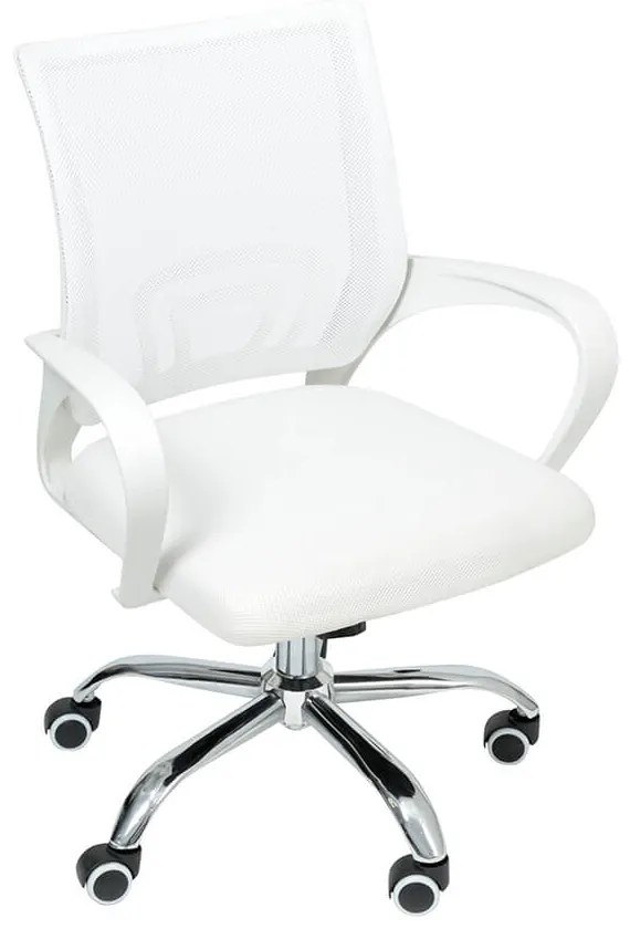 Cadeira de Escritório Itália Relax Giratória – Branca