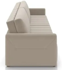 Sofá Cama Casal Retrátil 2 Lugares 192cm Atlas Z32 Suede Bege - Mpozen