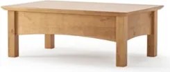 Mesa de Centro Para Sala Madeira Maciça Hazel Carvalho Z25 - Mpozenat