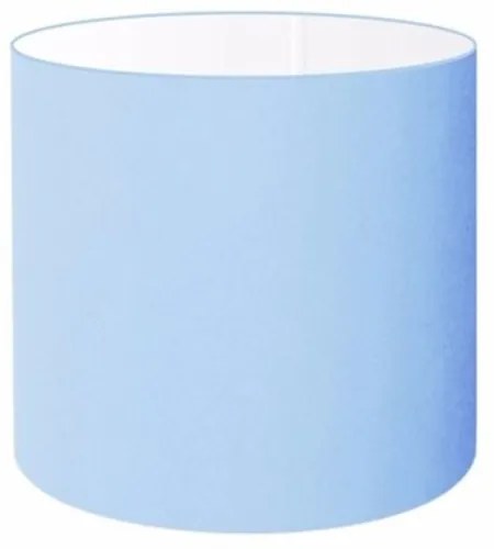 Cúpula Abajur Cilíndrica Cp-8005 Ø18x18cm Azul Bebê