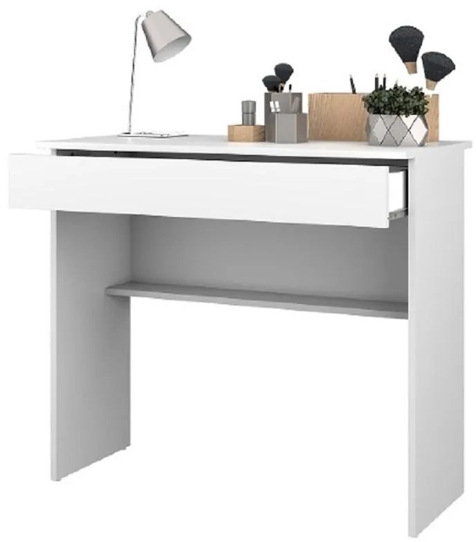 Mesa De Computador/escrivaninha Bho 21 - Branco