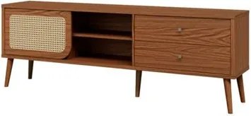 Rack Tela 180cm com Porta de Correr e 2 Gavetas Pinhão Dalla Costa