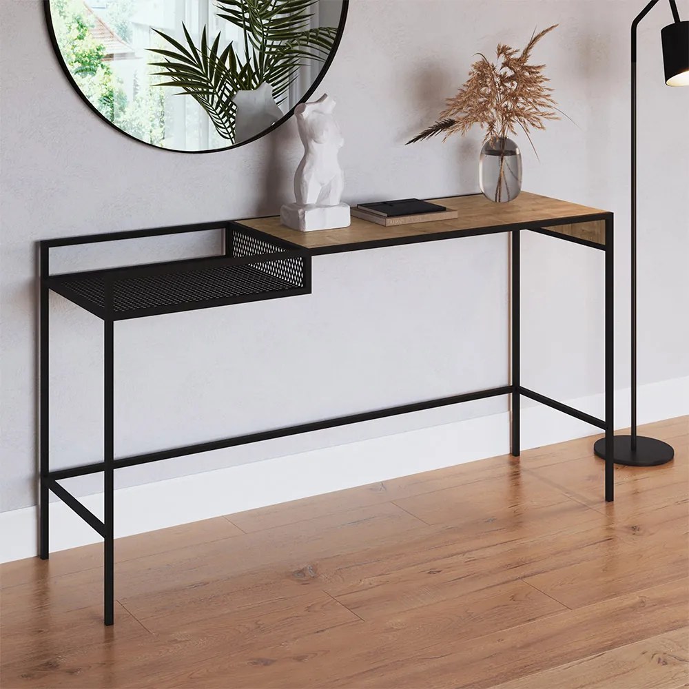 Aparador New 140 cm Vermont e Preto - D'Rossi