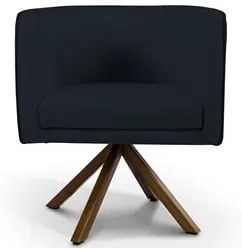 Kit 2 Poltronas Decorativas Base Giromad Madeira Betina C-05 Corano Pr