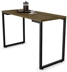 Conjunto Mesa de Cozinha Prattica Industrial 120cm e 2 Cadeiras Eames
