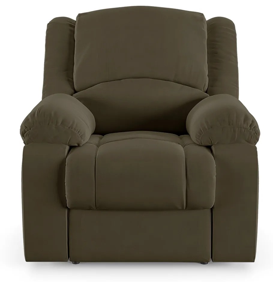 Poltrona do Papai Reclinável Sala de Cinema Madrid Power Touch USB Veludo Capuccino  G23