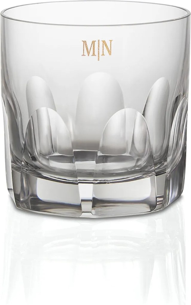 Copo de Cristal Lapidado 65 P/ Whisky Double Blend 400 ml Incolor