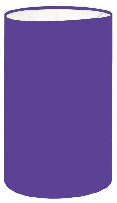 Cúpula Abajur Cilíndrica Cp-7002 Ø13x30cm Roxo
